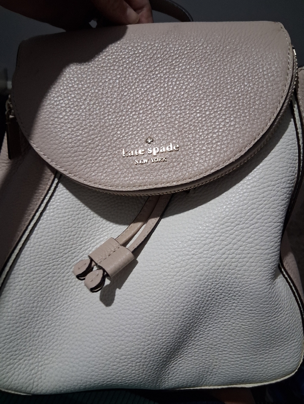 Kate Spade New York Leila Colorblock Medium Flap Backpack. - Picture 8 of 14